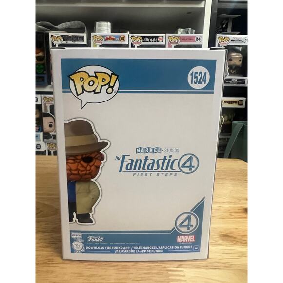 EXCLUSIVE The Thing Trench Coat Fantastic Four Funko Pop Bobblehead #1524 Marvel - Picture 3 of 6